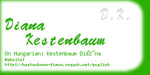 diana kestenbaum business card